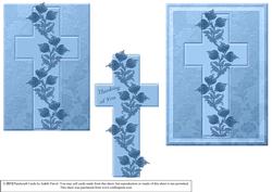 Sympathy Cross - Blue