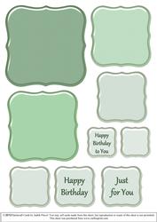 Stacking Shapes - Pearls Green