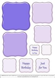 Stacking Shapes - Pearls Purple
