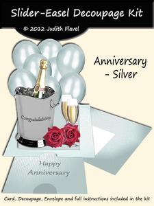 Slider-easel - Anniversary Silver