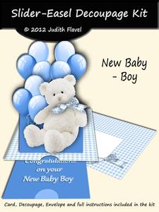 Slider-easel - Baby Boy