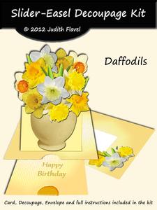 Slider-easel - Floral - Daffodils