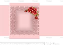 Red Roses & Pink Lace - Envelope