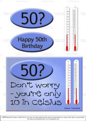 Age Thermometer - 50