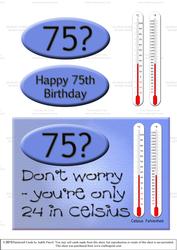 Age Thermometer - 75