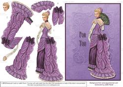 Going to the Ball 2 - Card Front & Decoupage
