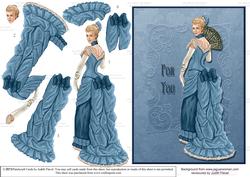 Going to the Ball 4 - Card Front & Decoupage