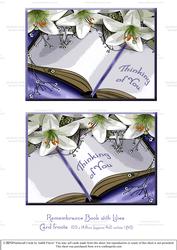 Remembrance Book & Lilies