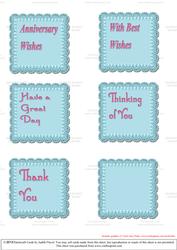 Lacy Squares - Blues - Sentiments