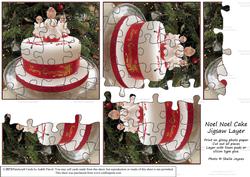 Jigsaw Layers - Noel Noel Cake