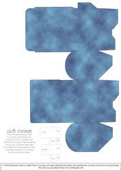 Gift Box Casket - Denim