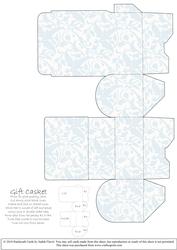 Gift Box Casket - Iris Blue