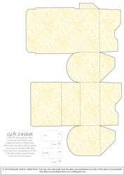 Gift Box Casket - Iris Gold