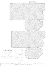 Gift Box Casket - Iris Silver