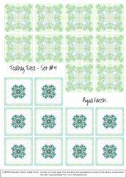 Aqua Fresh - Teabag Tiles Set #4