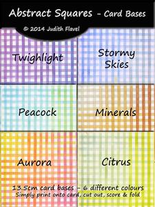 Abstract Squares - Card Bases