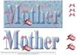 Floral Mother Blue - Dl Card Front