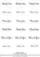 Thank You - Nesties Tags Black