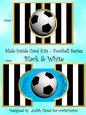 Slide-inside Football - Black & White