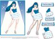 You Rock - Blue Hair Costume 5