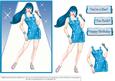 You Rock - Blue Hair Costume 1