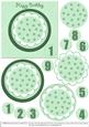 Spotty Flower Card - Green