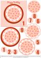 Spotty Flower Card - Orange