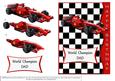 Racing Car - Red - Birthday - Dad