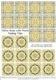 Yellow Roses and Pearls - Teabag Tiles Set 2