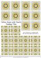 Yellow Roses and Pearls - Teabag Tiles Set 3