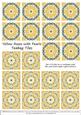 Yellow Roses and Pearls - Teabag Tiles Set 4