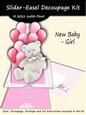 Slider-easel - Baby Girl