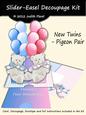 Slider-easel - Twins "pigeon Pair"