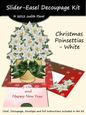 Slider-easel - Poinsettias White