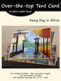 Over the Top Tent Card - Rainy Day in Africa