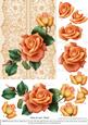 Roses on Lace - Peach on Peach