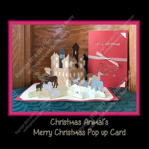 Christmas Animals Pop Up Card