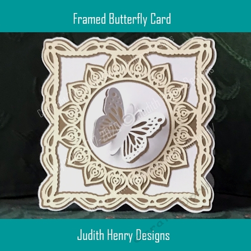 Framed Butterfly Card