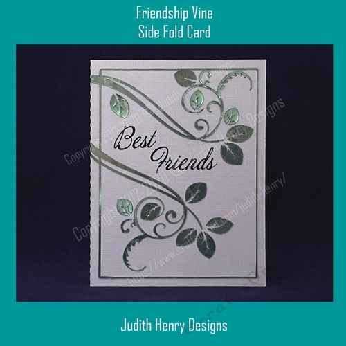 Friendship Vine - Side folded Card