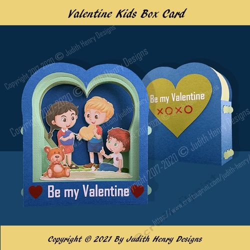 Valentine Kids Box Card
