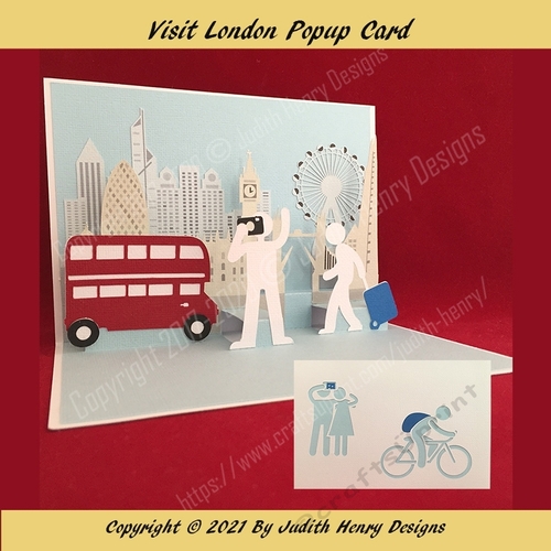Visit London Popup Card - PrintNcut Version Upgrade