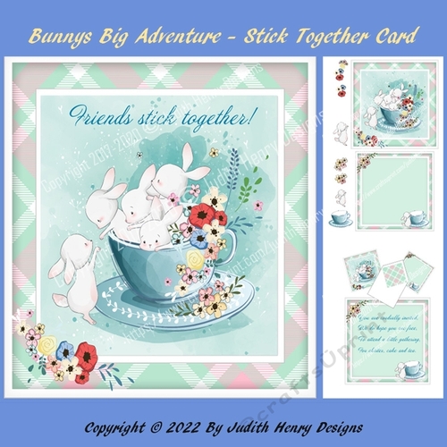 Bunnys Big Adventure - Stick Together Card