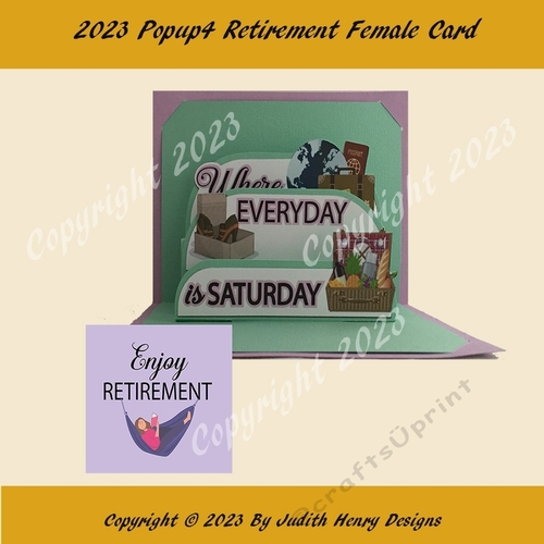 2023 Popup4 Retirement Female Cards