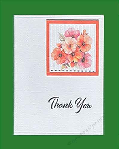 Peach Blossom Eclipse Card - 12x12