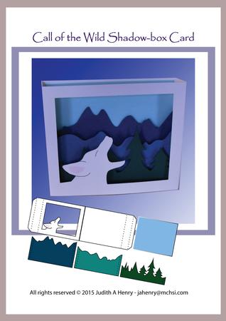 Call of the Wild Box Card Kit - PDF, SVG, Studio