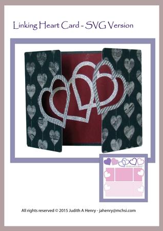 Linking Hearts Trifold Card - Version