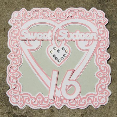 Sweet Sixteen Birthday Topper