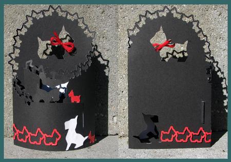 Scotty Dog Bendy Card