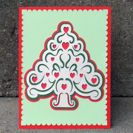 Christmas Tree Card Topper