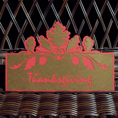 Over the Fold Thanksgiving Card
